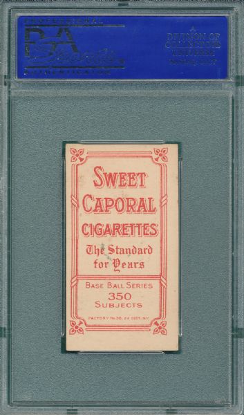 1909-1911 T206 McIntyre, Matty, Sweet Caporal Cigarettes PSA 6