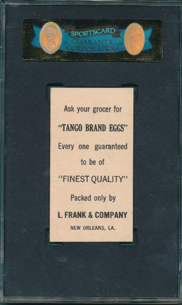 1916 Tango Eggs George McQuillan SGC 84 *Only 3 Higher*
