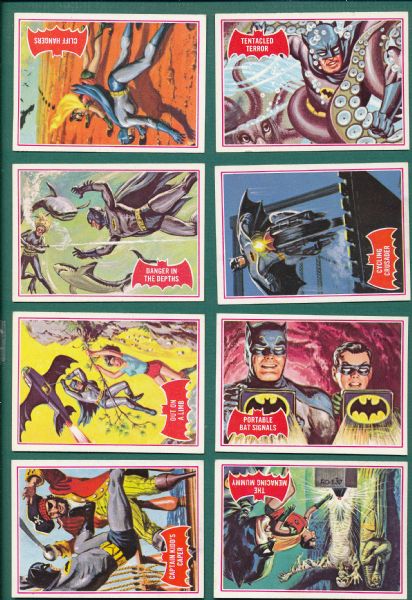1966 Topps Batman, Black, Blue & Red Bats Lot of (35)