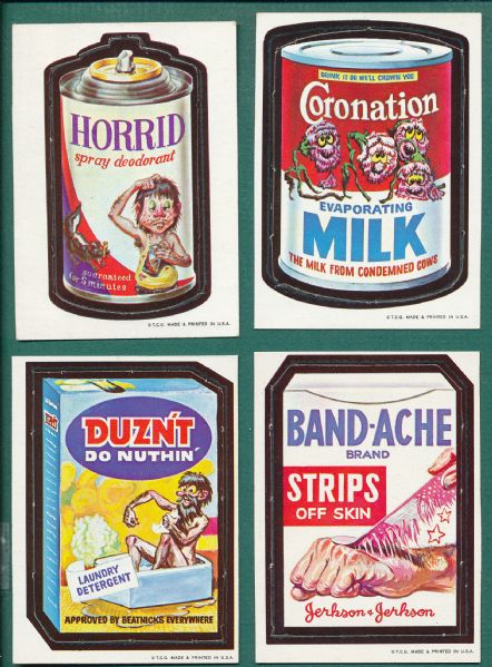 1967 Topps Wacky Packages Lot of (4)