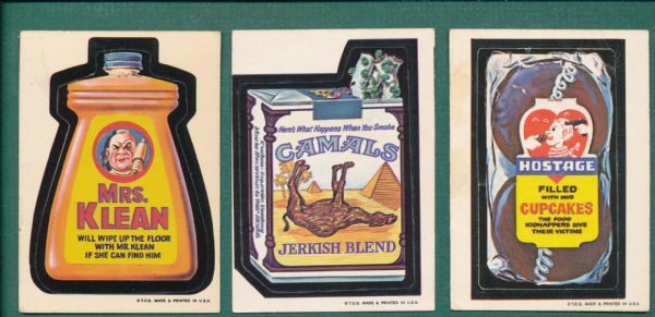 1970s Topps Wacky Packages Lot of (7)