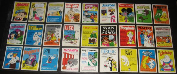 1974 Fleer Crazy Magazine Covers (30 Different)