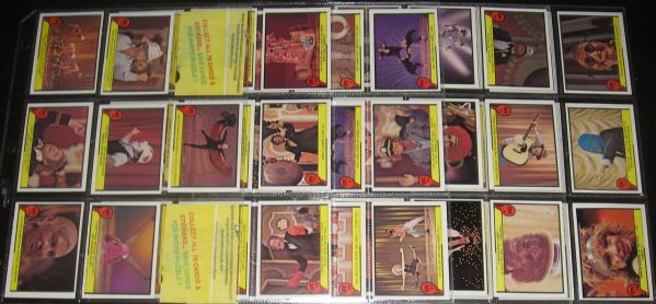 1977 Fleer Gong Show Lot of (56) W/ Stickers and Wrappers