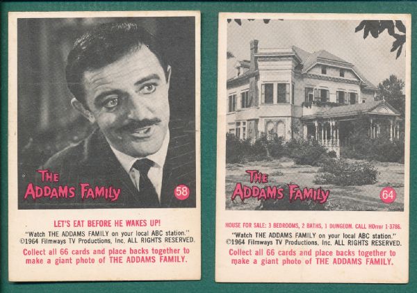 1964 Addams Family Partial Set (43/66)