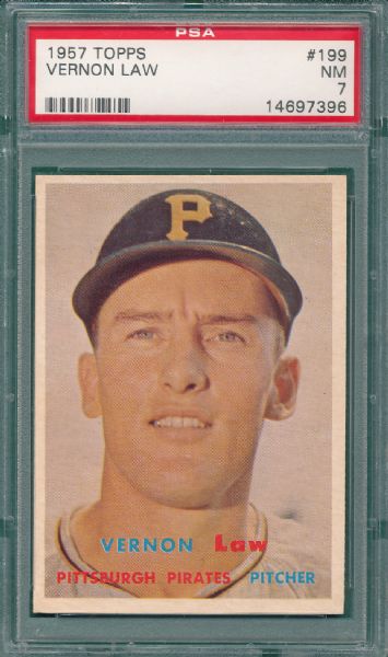 1956/57 Topps Pittsburgh Pirates (2) Card Lot PSA