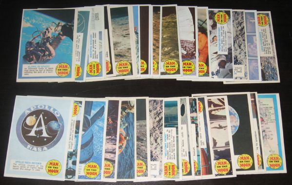 1969 Topps Man On the Moon Lot of (36) Different