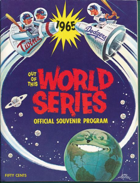 1962 & 1965 World Series Programs Lot of (2)