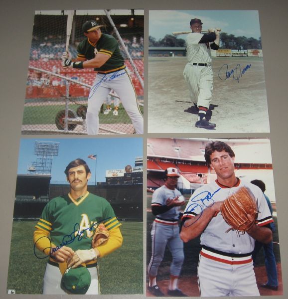 Lot of (9) Signed 8 X 10s W/ Slaughter *Autograph*