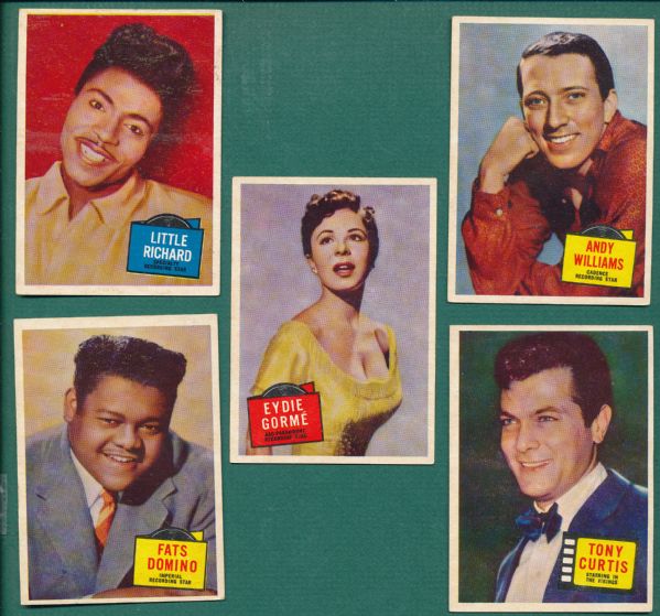 1957 Topps Hit Stars Lot of (27) W/ Elvis Presley
