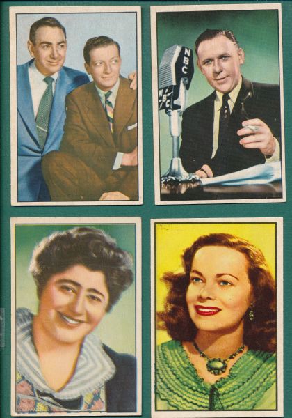 1953 Bowman TV & Radio Stars of NBC Lot of (31) 