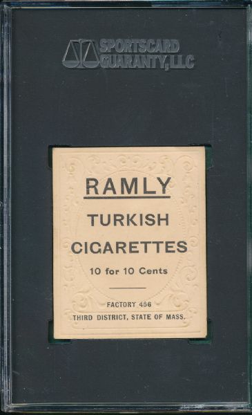 1909 T204 Ferris Ramly Turkish Cigarettes SGC 35