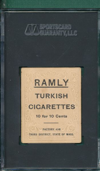 1909 T204 Schulte Ramly Turkish Cigarettes SGC 50
