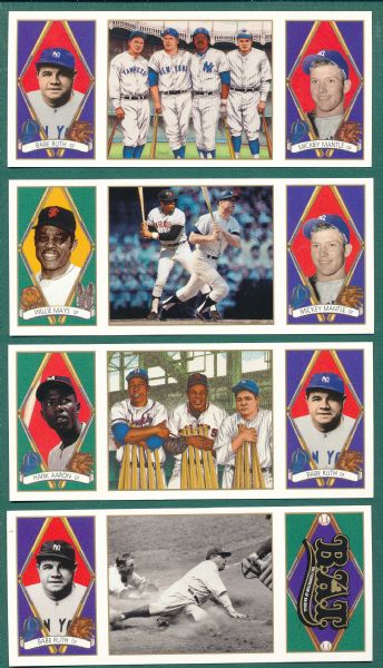 1993 Upper Deck All-Time Heroes of Baseball Complete Set Plus Unnumbered, T202 Reprints(218)