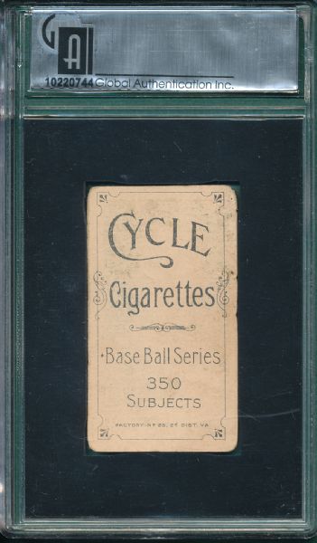 1909-1911 T206 Arndt Cycle Cigarettes GAI 1.5