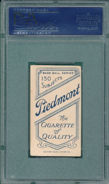 1909-1911 T206 Bresnahan, Portrait, Piedmont Cigarettes PSA 4