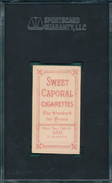 1909-1911 T206 Keeler, Portrait, Sweet Caporal Cigarettes SGC 70