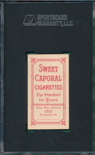 1909-1911 T206 Cicotte Sweet Caporal Cigarettes SGC 60