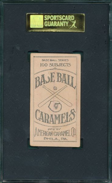 1909-11 E90-1 Hartzell, Batting, American Caramel SGC 30