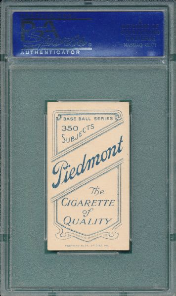 1909-1911 T206 White, Portrait, Piedmont Cigarettes PSA 6