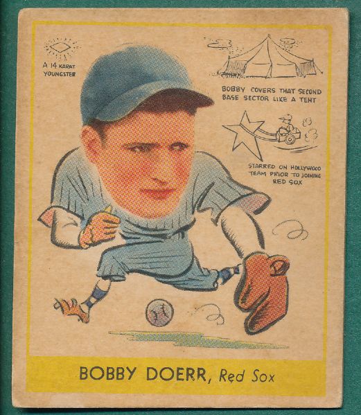 1938 Goudey Heads Up #282 Bobby Doerr 