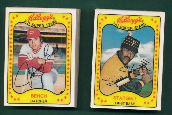 1981 Kelloggs Baseball Complete Set (66) *No Cracks*