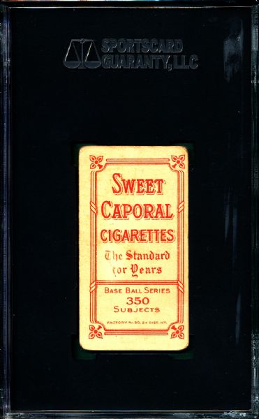 1909-1911 T206 Dorner Sweet Caporal Cigarettes SGC 40