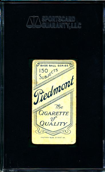 1909-1911 T206 Jones, Hands Hips, Piedmont Cigarettes SGC 30
