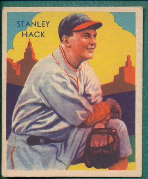 1934-36 Diamond Stars #107 Stanley Hack, *High Numbers*