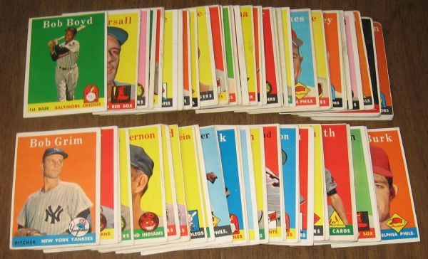 1958 Topps (69) Card Lot W/ Giants Team