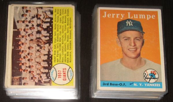 1958 Topps Lot of (77) W/ Ted Williams