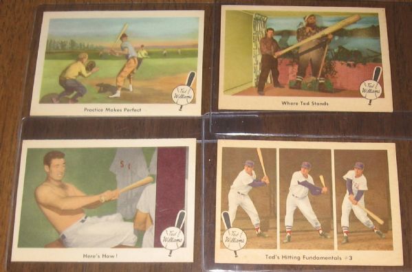 1959 Fleer Ted Williams (20) Card Lot
