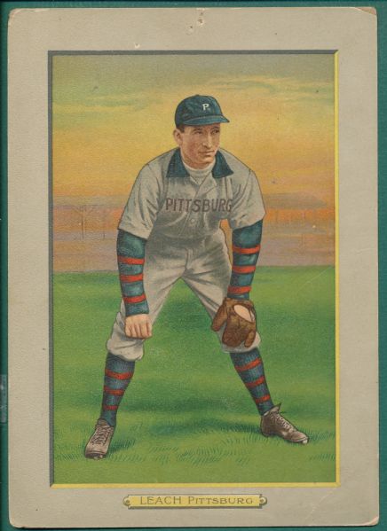 1910-11 T3 #3 Tommy Leach Turkey Red Cigarettes