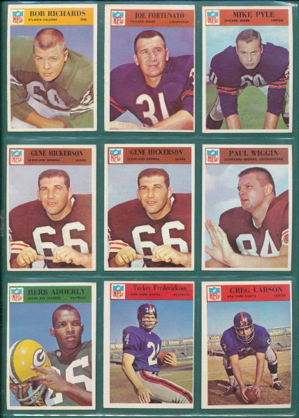 1955-72 Football Lot of (42) W/ Gale Sayers