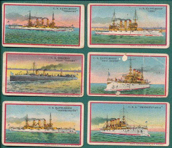 1910 E3 Navy Caramels Lot of (18)