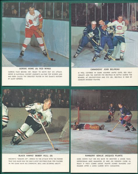 1960s Hockey Stars Capsuled Action Shots Lot of (44)