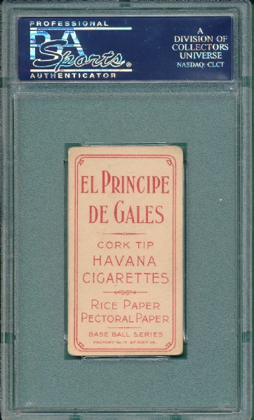 1909-1911 T206 Burchell El Principe De Gales Cigarettes PSA 3