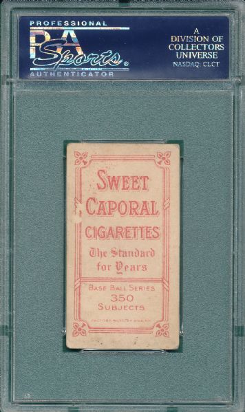 1909-1911 T206 Kelley Sweet Caporal Cigarettes PSA 2.5