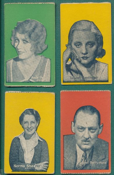 1931 Entertainment Strip Cards (Small/Tab Format) Lot of (53)