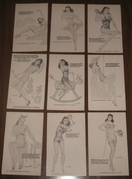 1946 Mutoscope Meyer Levin Pin-Ups Lot of (22)