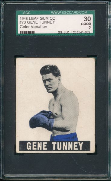1948 Leaf Gene Tunney Color Variation SGC 30