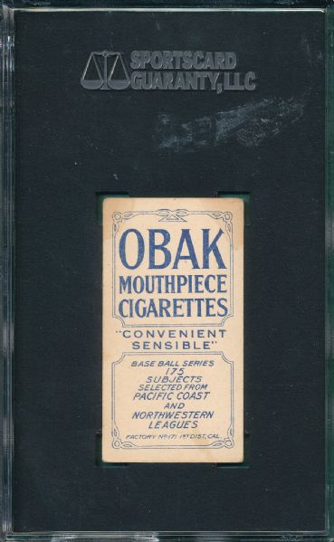 1910 T212 Briswalter Obak Cigarettes SGC 40