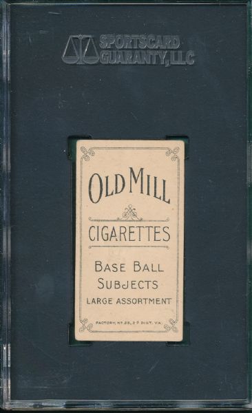 1909-1911 T206 Beck Old Mill Cigarettes SGC 30