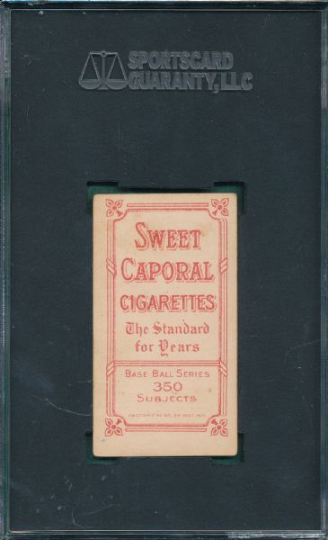1909-1911 T206 Thomas Sweet Caporal Cigarettes SGC 60