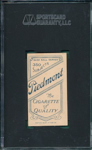 1909-1911 T206 Stanage Piedmont Cigarettes SGC 55