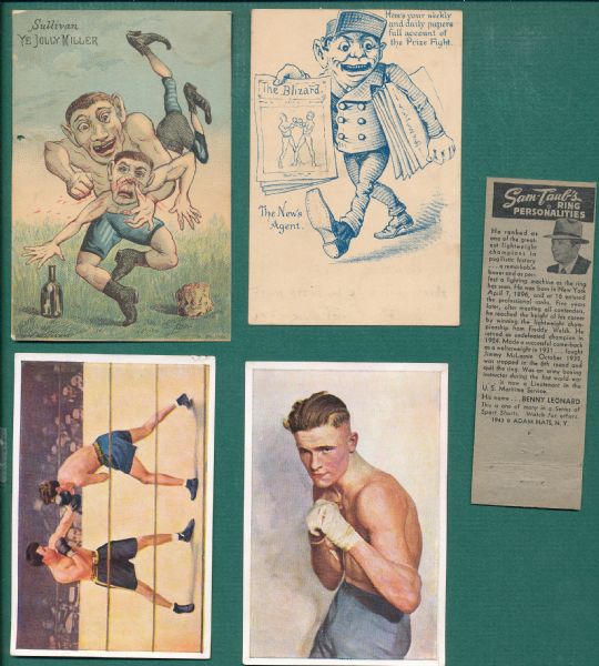1880s-1952 Boxing Card Grab Bag 