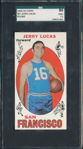 1969-70 Topps #45 Jerry Lucas SGC 86 *Rookie*