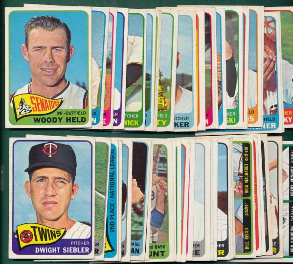 1965 Topps Lot of (58) W/ Banks