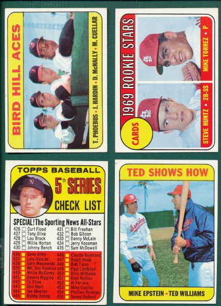1969 Topps Lot of (45) W/ Mantle