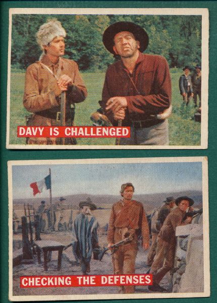 1956 Topps Davy Crockett Lot of (16)