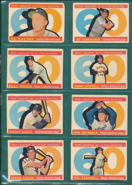 1960 Topps Baseball Partial Set (549/572)